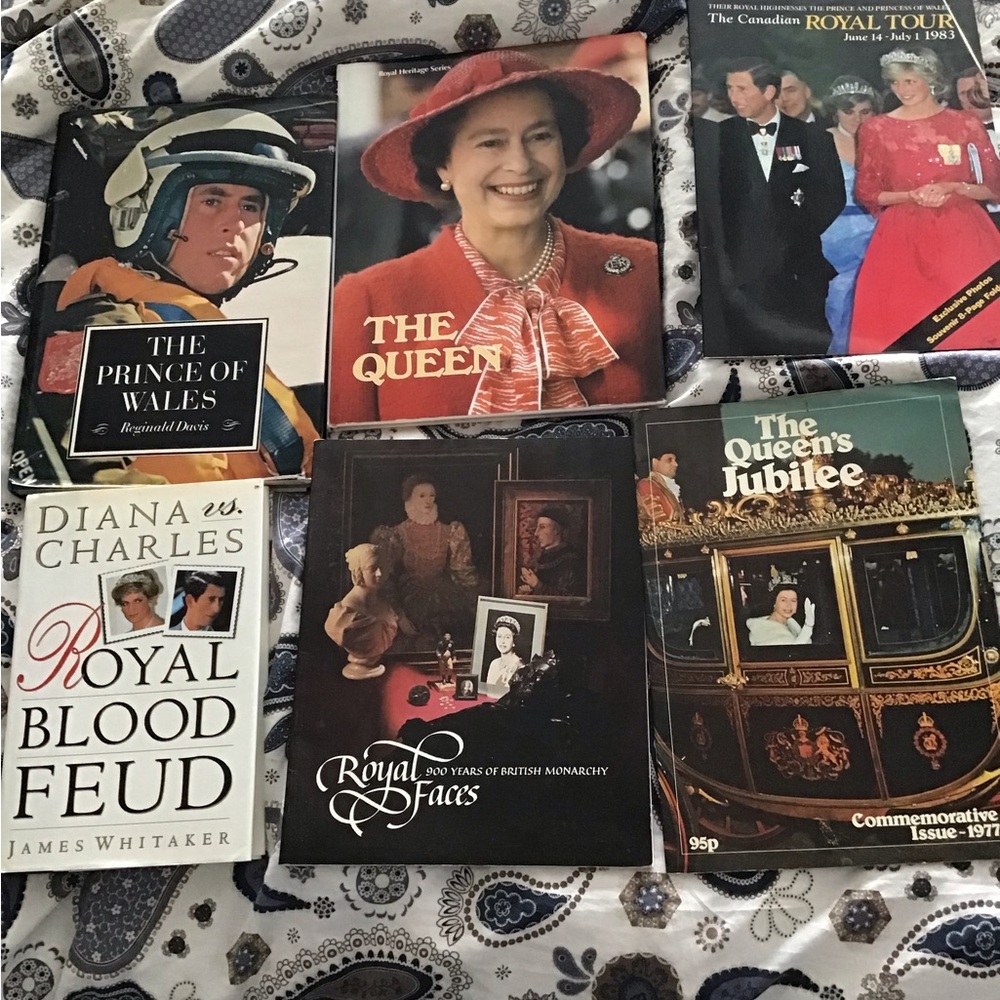 Collection of Books Of The British Royals